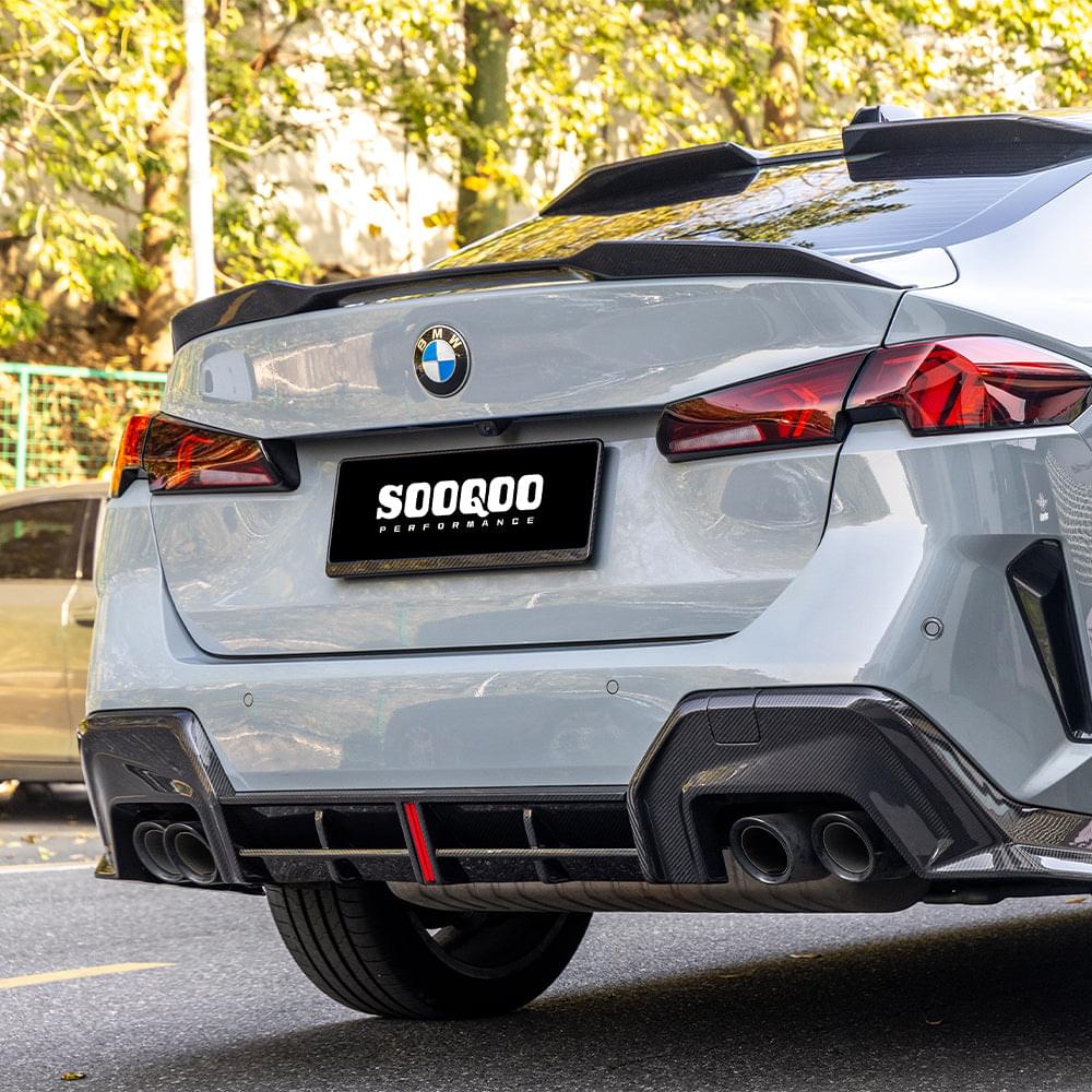 SOOQOO BMW 2 Series F74 Rear Diffuser In Prepreg Carbon Fiber — product view 2