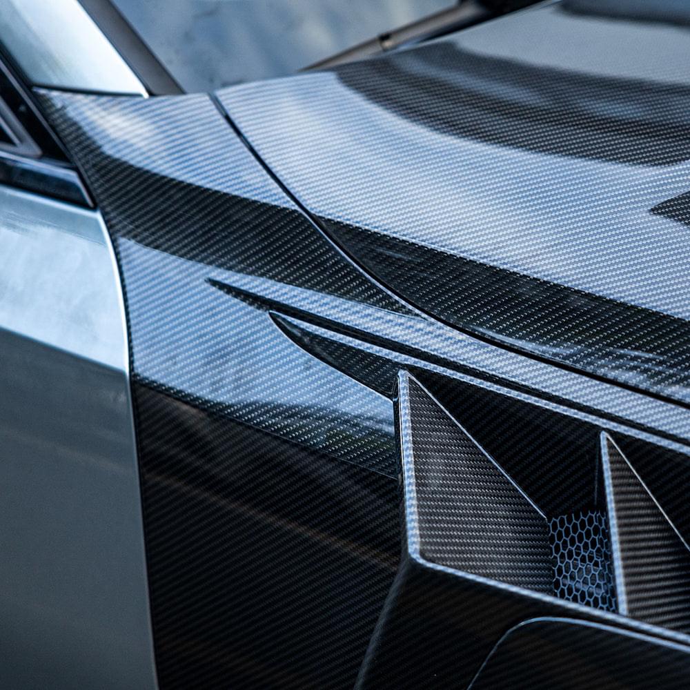 SOOQOO BMW M3 G80 Side Fenders In Prepreg Carbon Fiber — product view 9