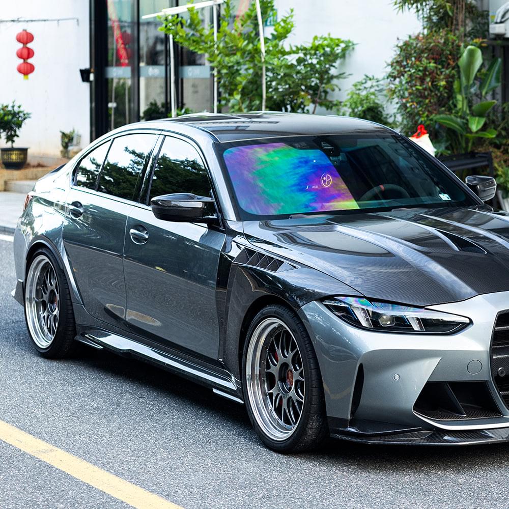 SOOQOO BMW M3 G80 Side Fenders In Prepreg Carbon Fiber — product view 6