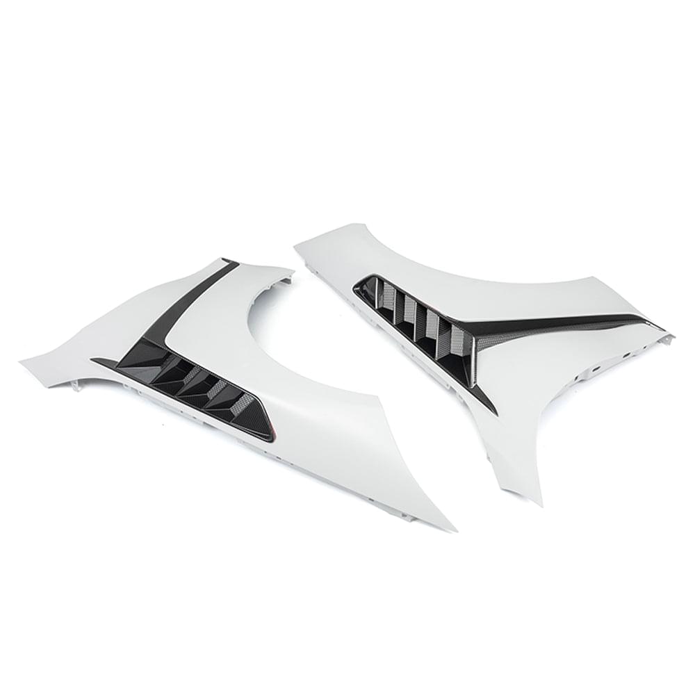 SOOQOO BMW M4 G82 Side Fenders In White Primer Finish
