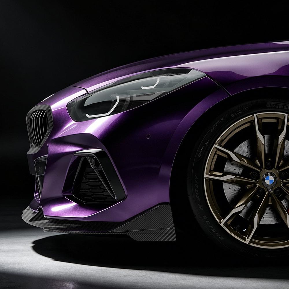 SOOQOO BMW Z4 G29 Front Lip In Prepreg Carbon Fiber — product view 12