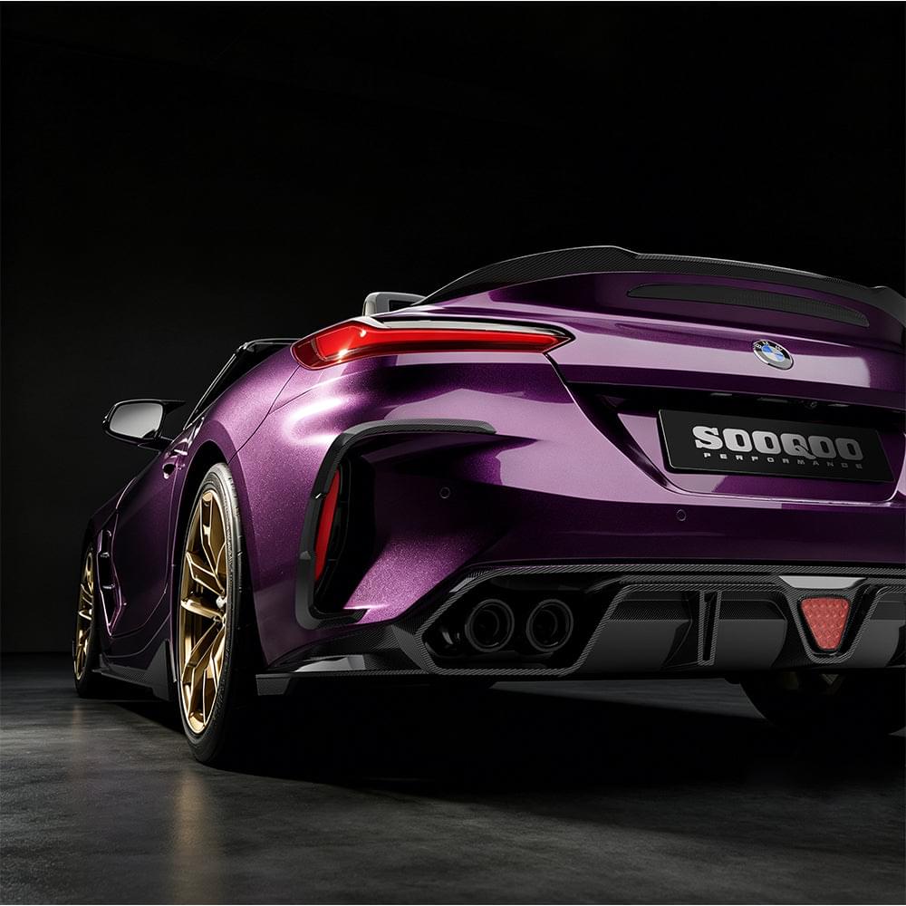 SOOQOO BMW Z4 G29 Rear Diffuser In Prepreg Carbon Fiber — product view 10