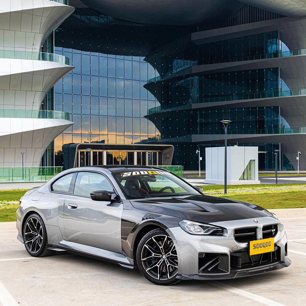 SOOQOO BMW M2 G87 Side Fenders In Prepreg Carbon Fiber — product view 6