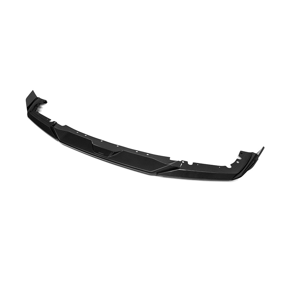 SOOQOO BMW X5M F95 Pre-LCI Front Lip In Prepreg Carbon Fiber — product view 2