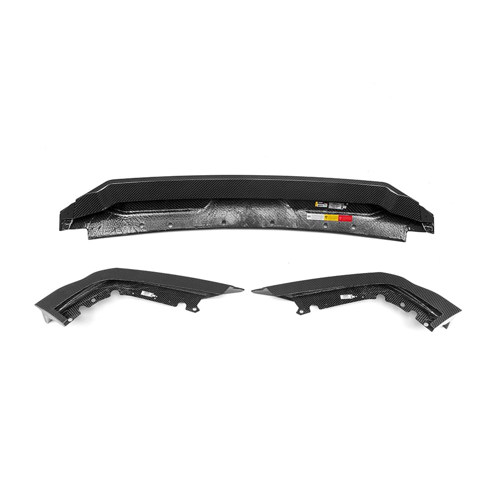 SOOQOO BMW X5M F95 Pre-LCI Front Lip In Prepreg Carbon Fiber — product view 5