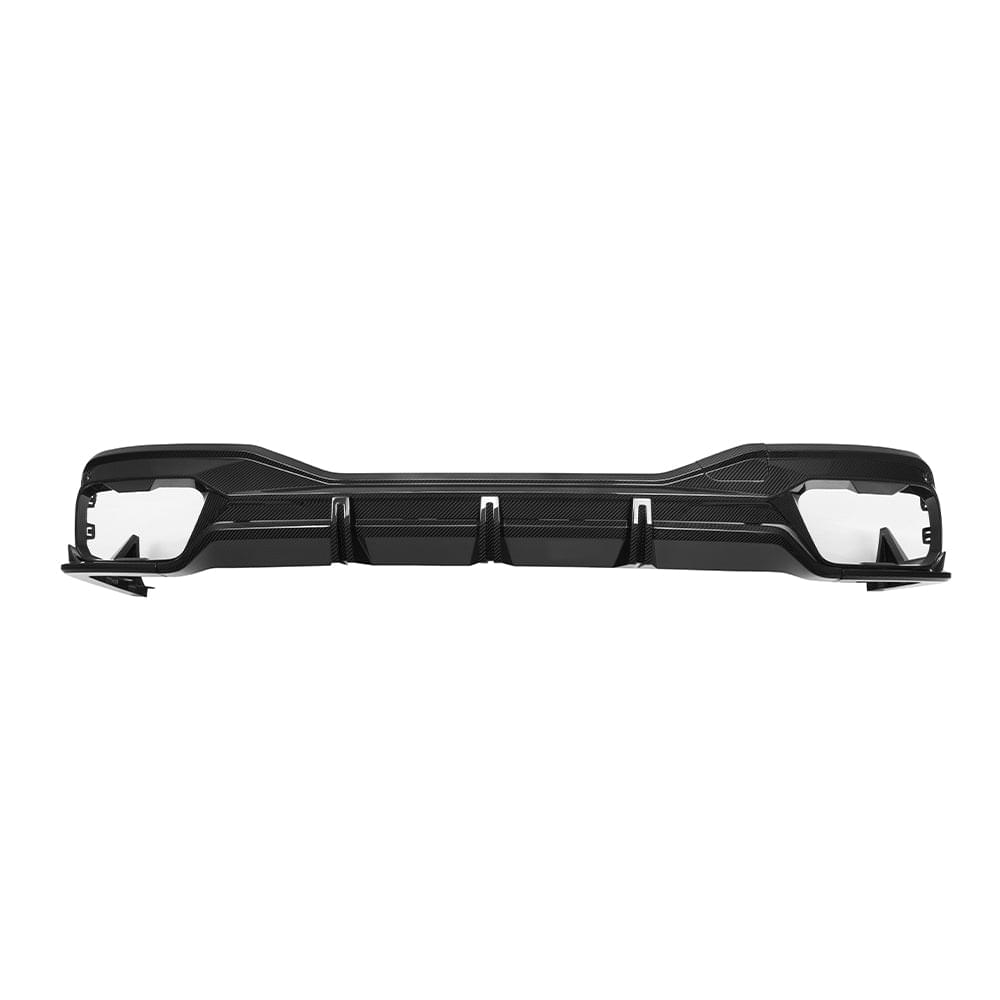 SOOQOO BMW X7 G07 Rear Diffuser In Gloss Carbon — product view 4