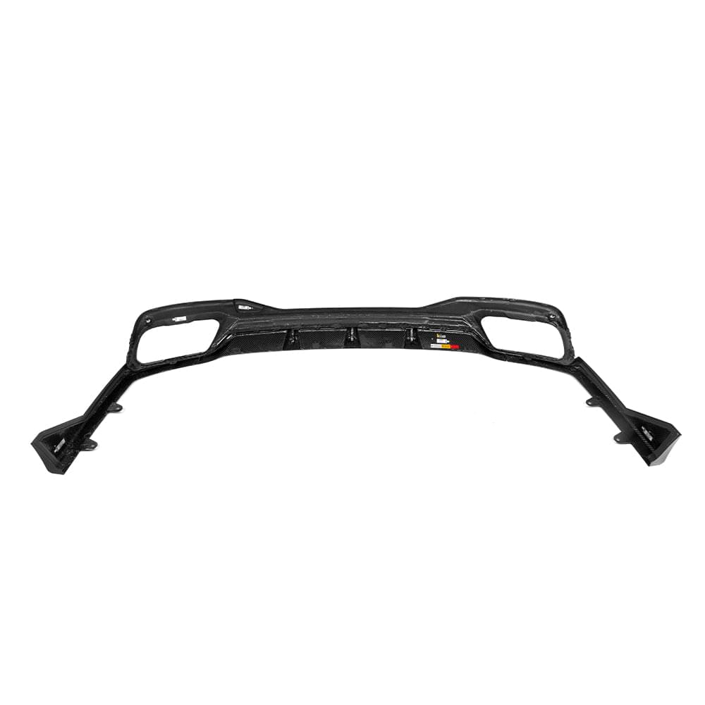 SOOQOO BMW X7 G07 Rear Diffuser In Gloss Carbon — product view 5