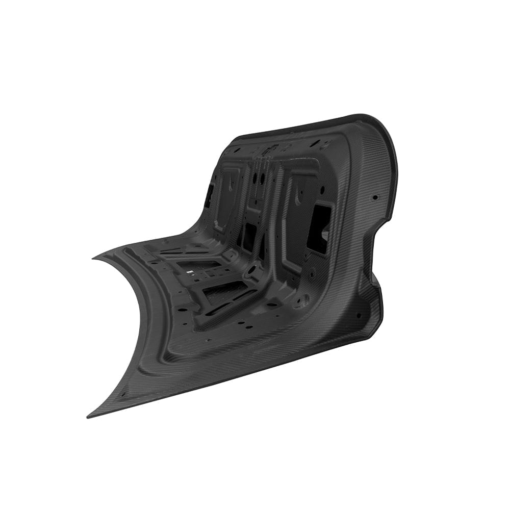 SOOQOO BMW M3 G80 Rear Trunk Lid In Gloss Carbon — product view 6