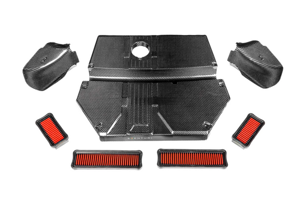 Eventuri BMW F97/F98 LCI Carbon Air Box Lid w/ Replacement Filters and Carbon Scoops - COLORADO N5X