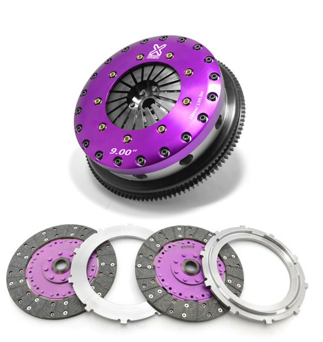 XClutch 9" Solid Organic Twin Disc Clutch Kit 2011+ - COLORADO N5X