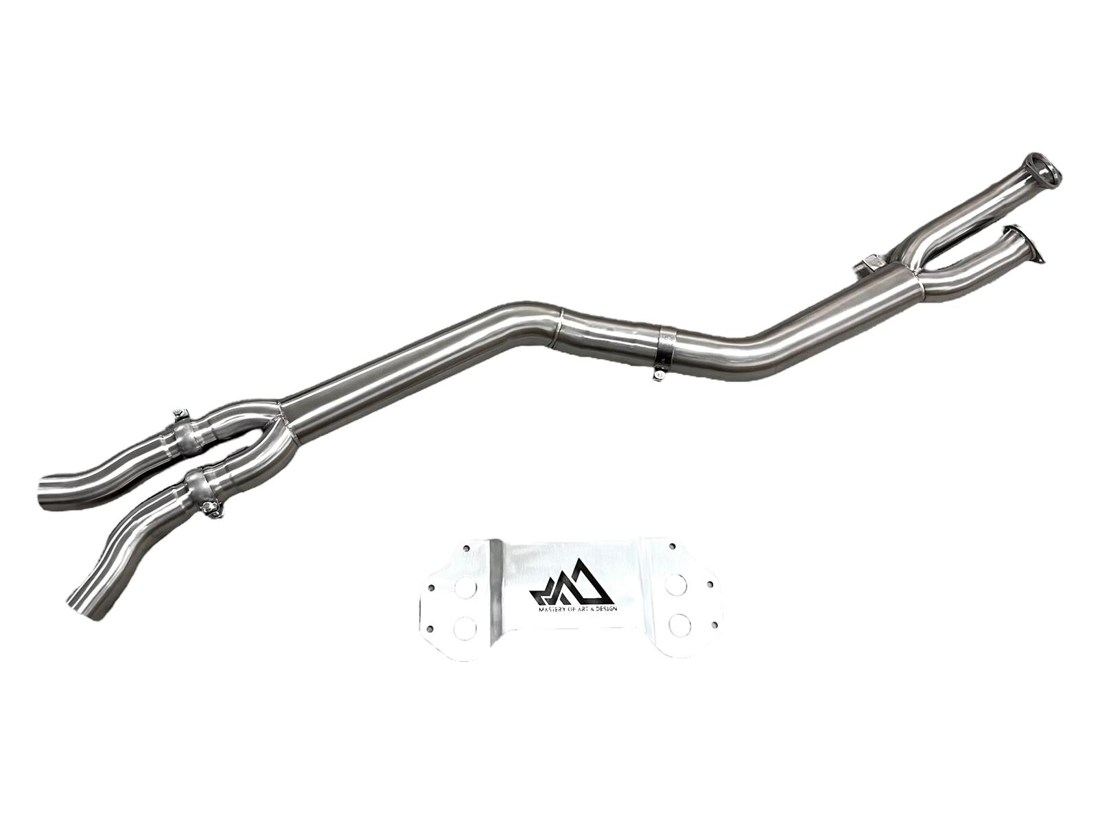 MAD BMW G8x M3 M4 S58 Single Midpipe (Brace Included)