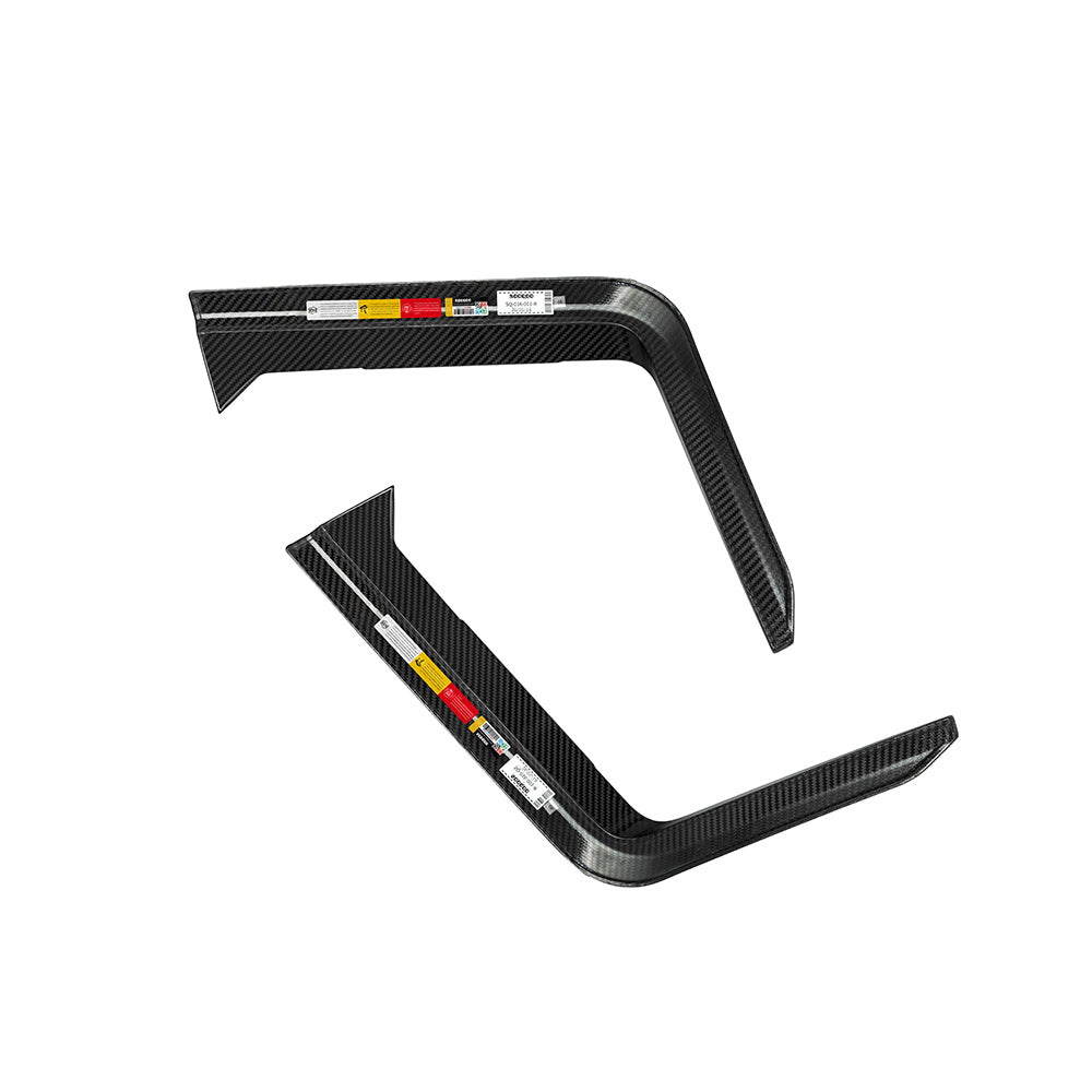 SOOQOO BMW XM G09 Rear Bumper Insert In Prepreg Carbon Fiber — product view 5