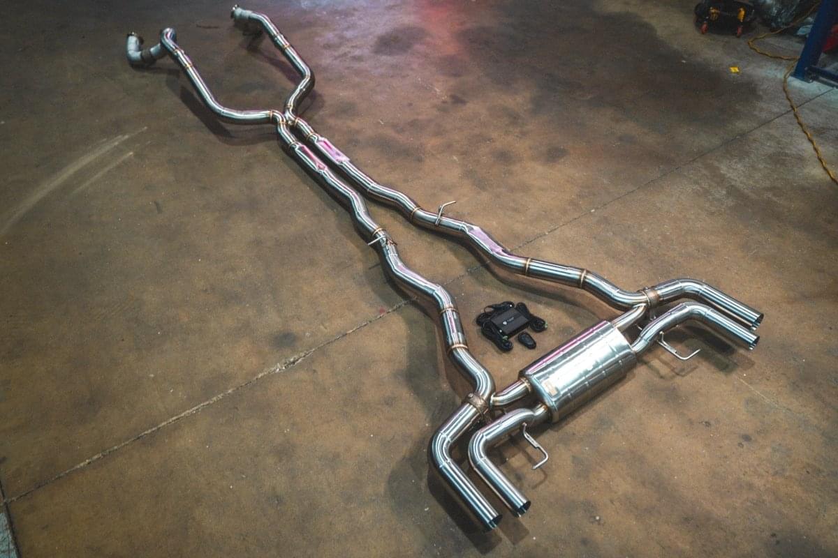 Alpina B8 / BMW G16 M850i Valved Sport Exhaust System.