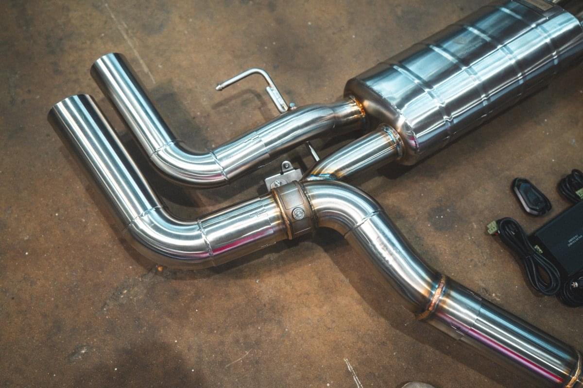 Alpina B8 / BMW G16 M850i Valved Sport Exhaust System.
