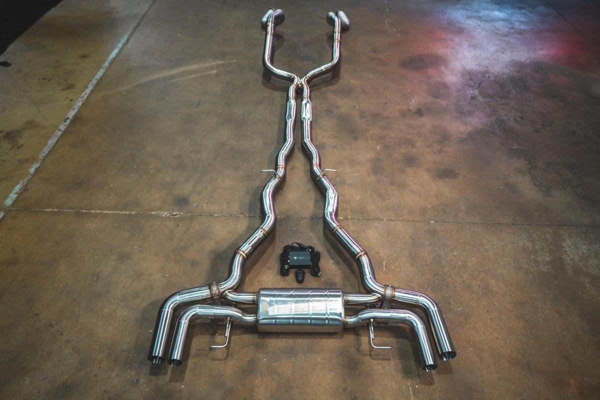 Alpina B8 / BMW G16 M850i Valved Sport Exhaust System.