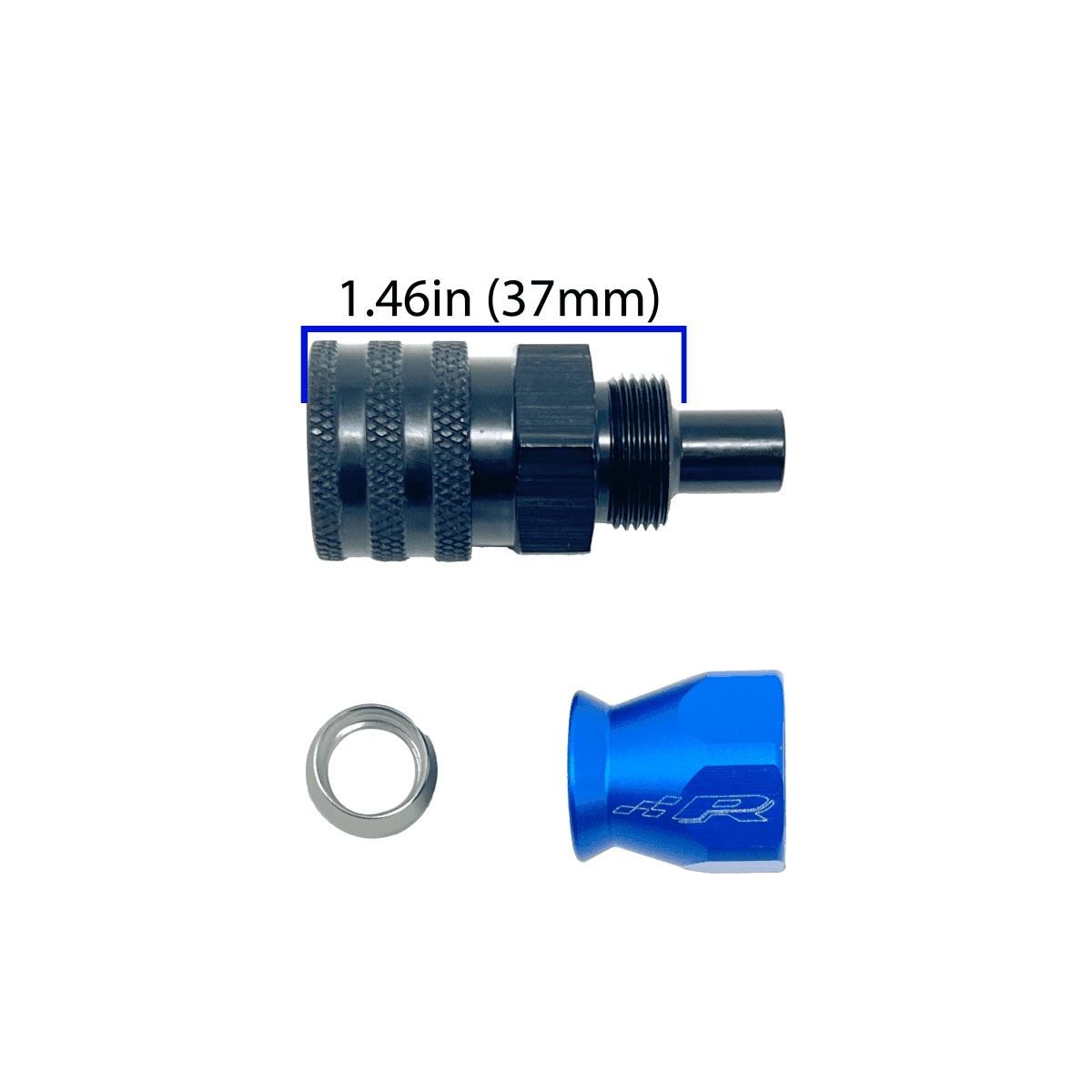 AN6 PTFE to 3/8" Female Quick Connect.