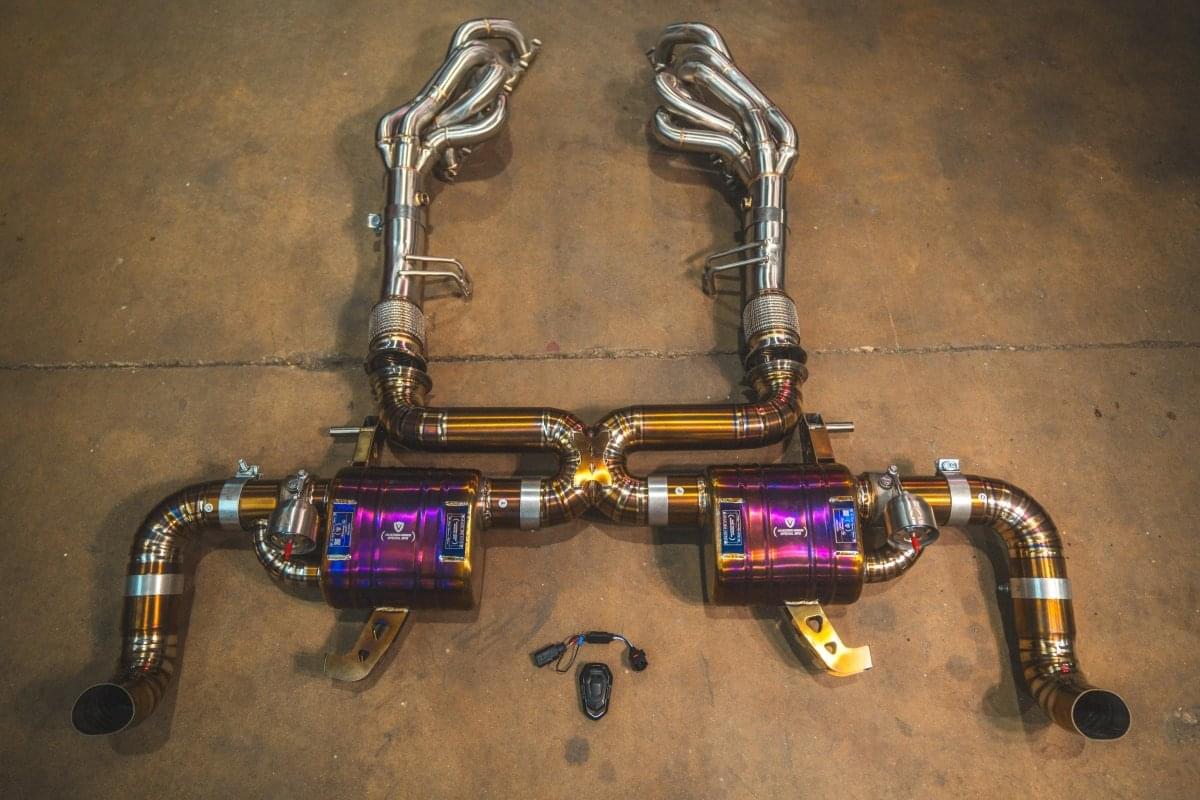 Audi R8 Valved Sport Exhaust System.