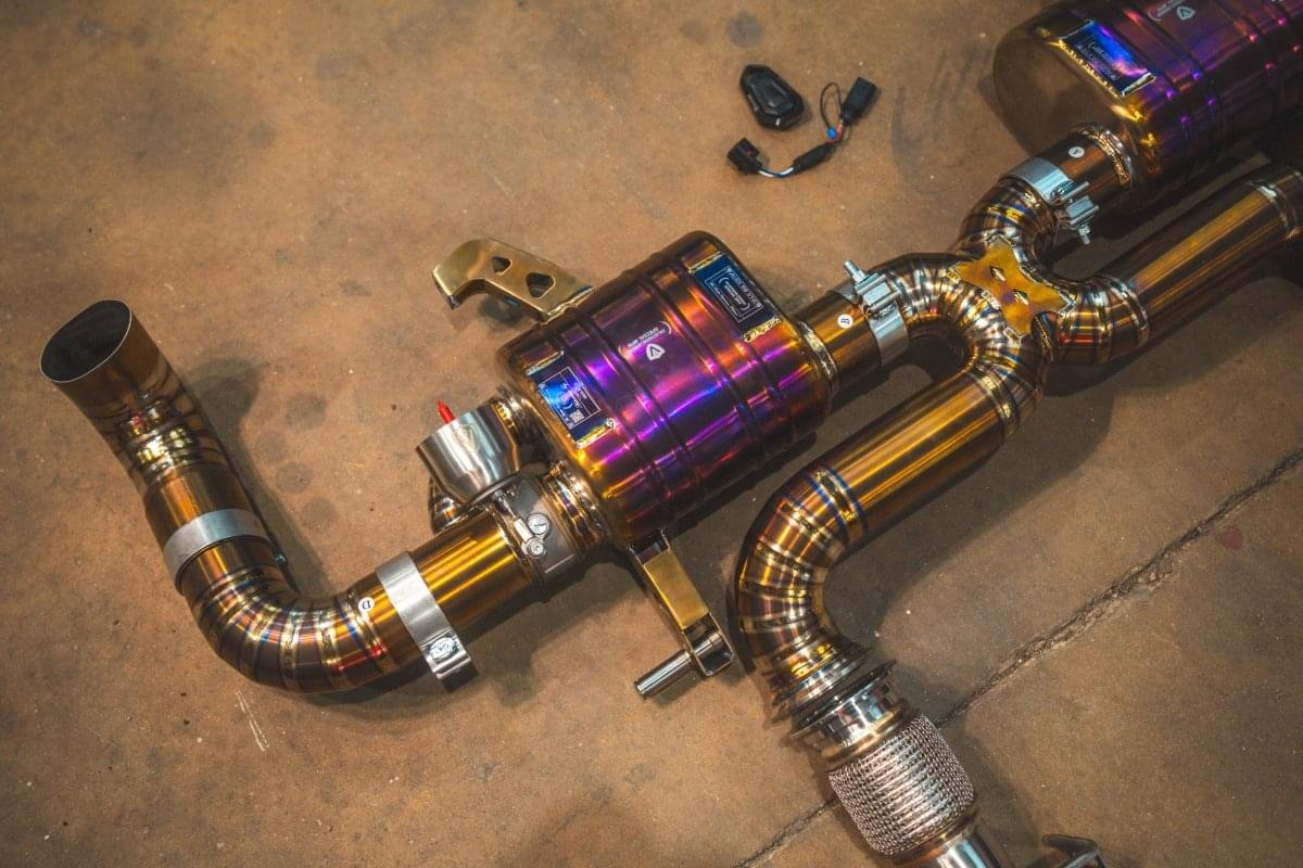 Audi R8 Valved Sport Exhaust System.