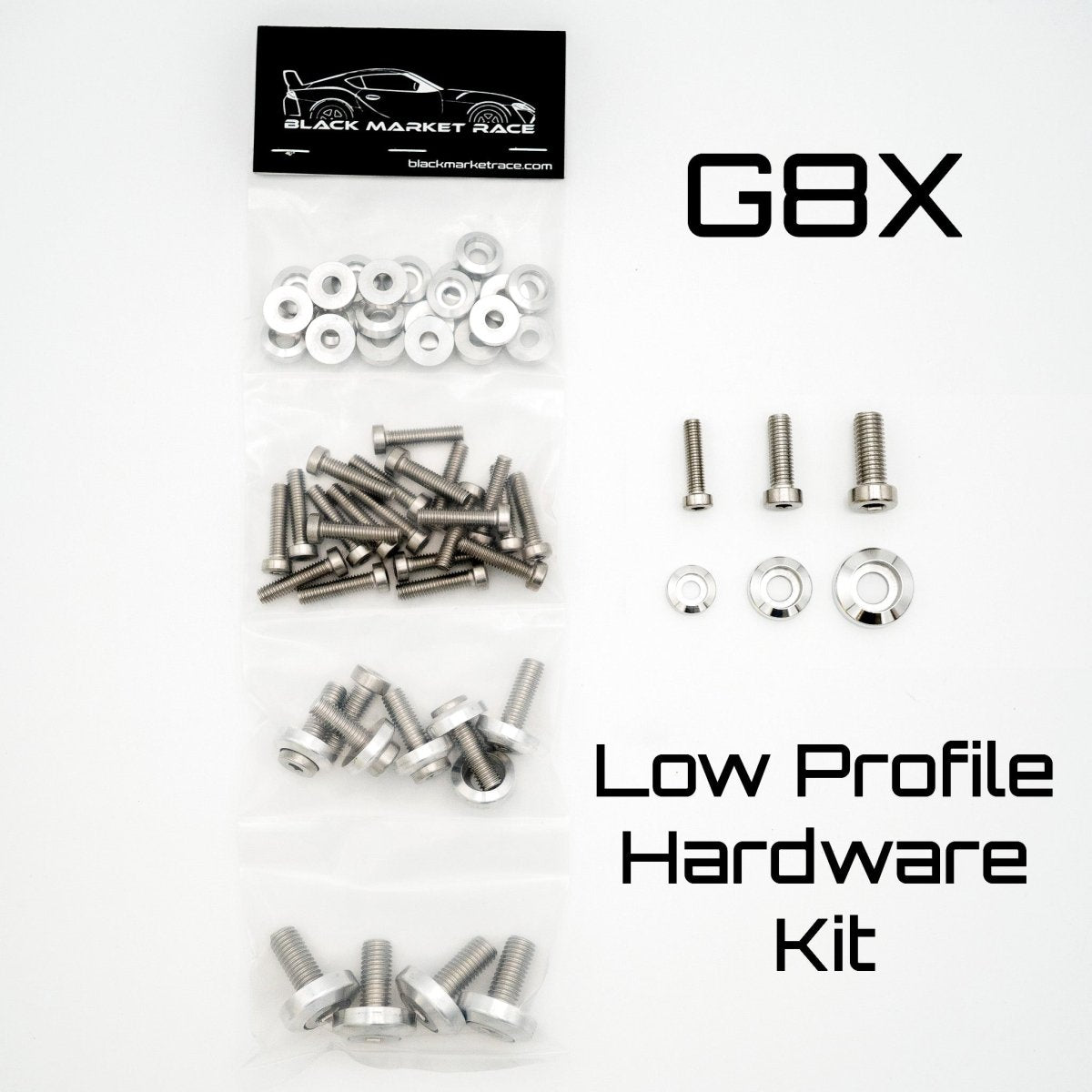 BMR G8X Low Profile Engine Bay Hardware Kit - COLORADO N5X