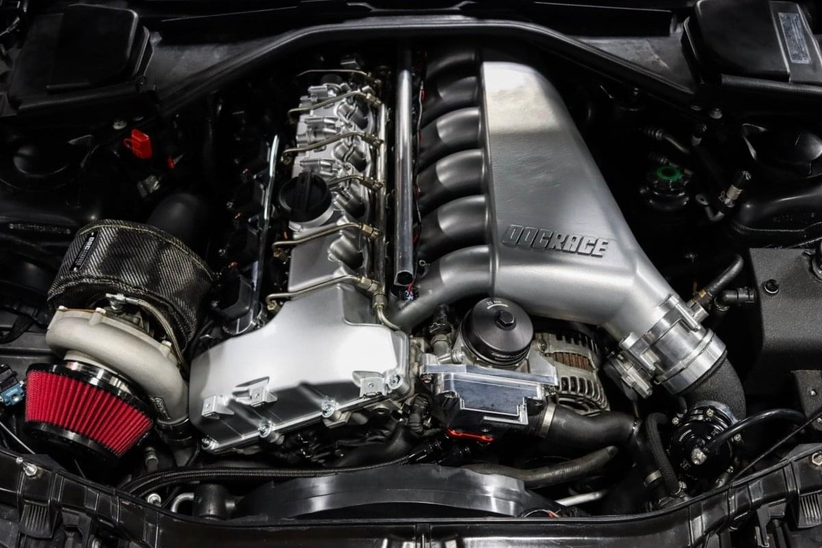 BMW 335i 135i N54 Top Mount Single Precision Turbo Kit.