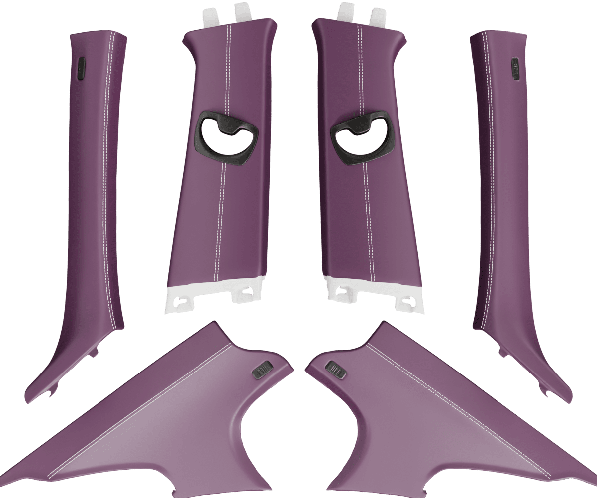 2006-2013 BMW 3-SERIES E90 PILLAR COVER SET.