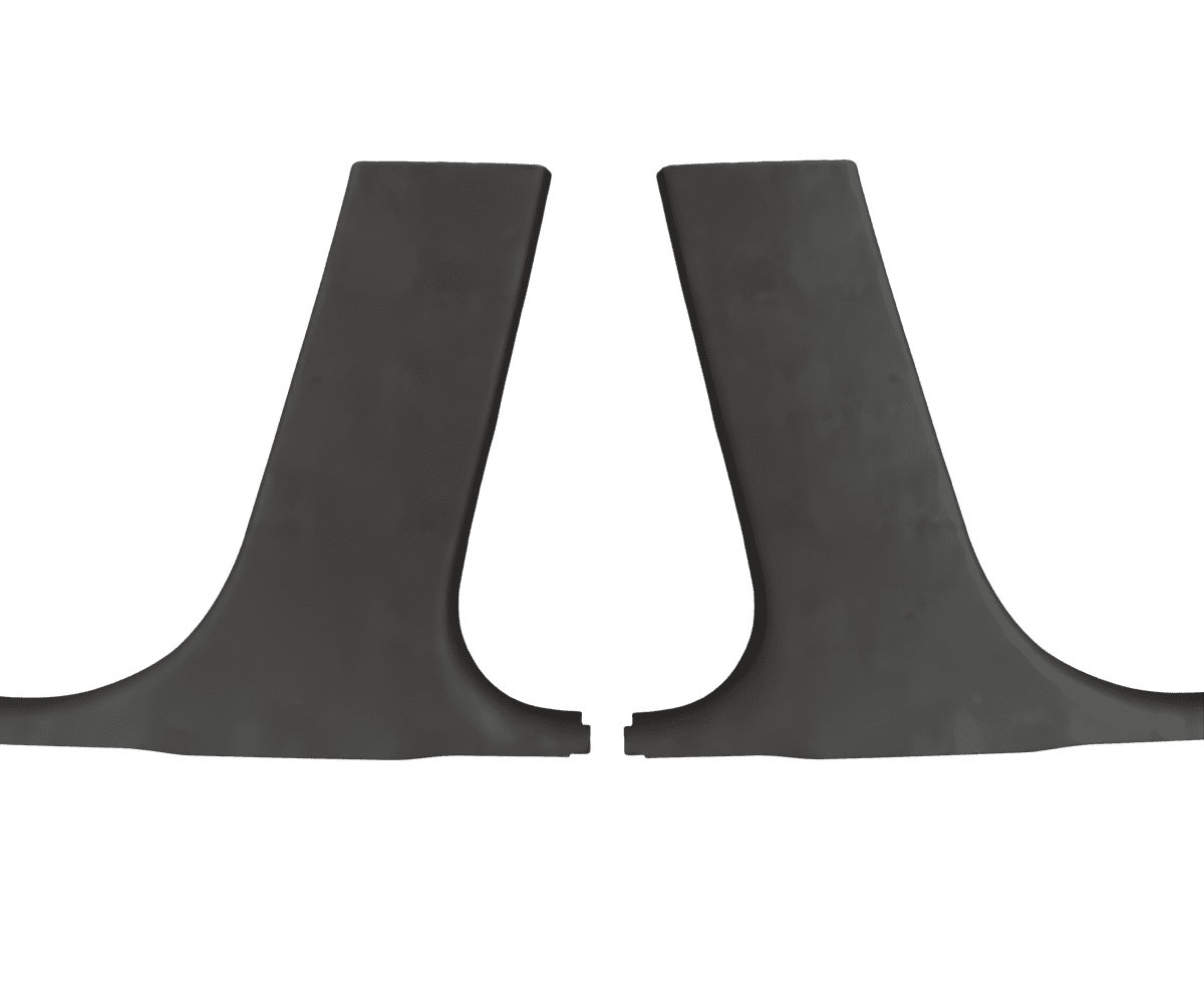 2006-2013 BMW 3-SERIES E90 LOWER B PILLARS.