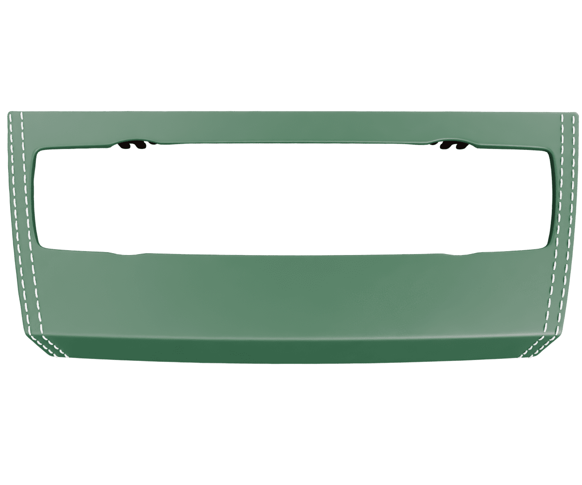 2006-2013 BMW 3-SERIES E9X NON-IDRIVE AC COVER NO CUTOUT.