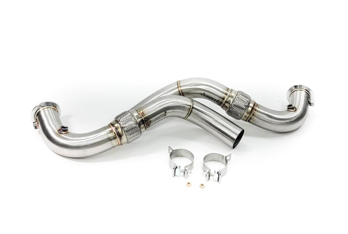 BMW F01 750I N63 / N63TU CATLESS DOWNPIPES.