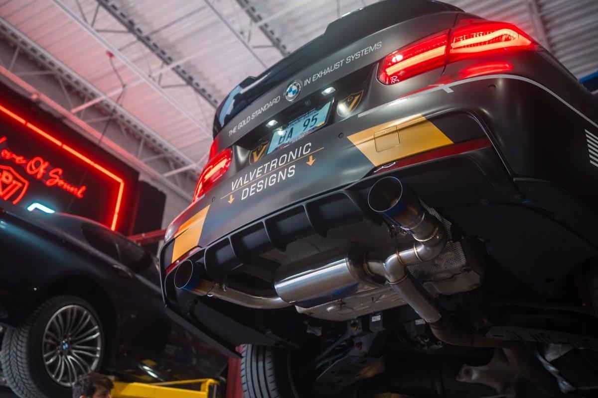 BMW F30 / F22 / F36 / F32 Valved Sport Exhaust System (Axleback) F chassis.