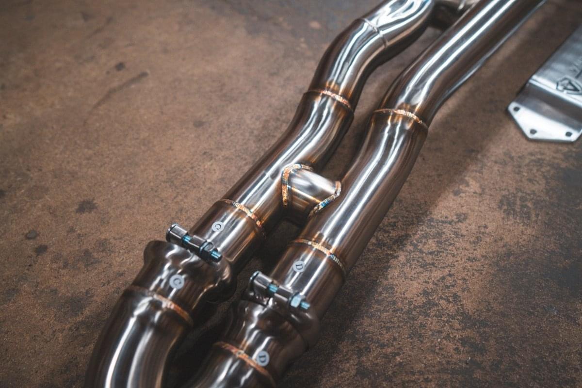 BMW F87 M2 Competition Equal Length Valved Sport Exhaust System.