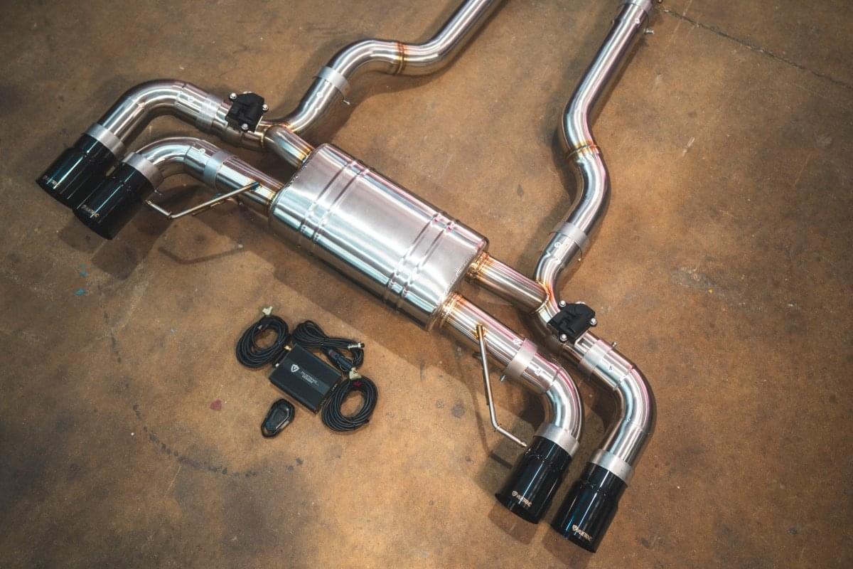 BMW G30 M550I Valved Sport Exhaust System.