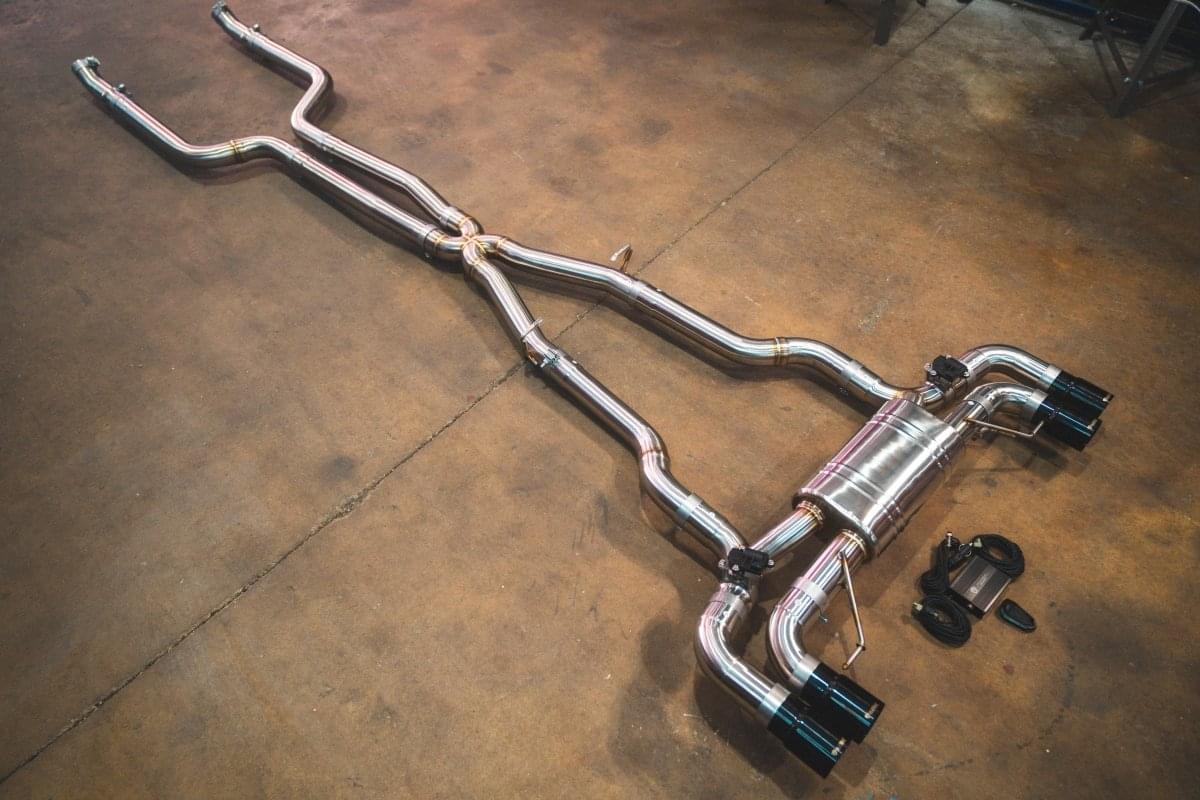BMW G30 M550I Valved Sport Exhaust System.