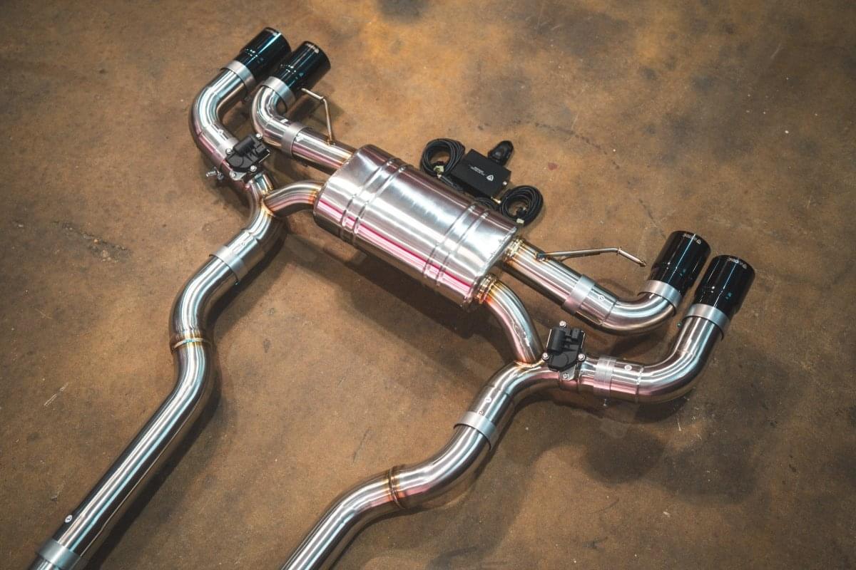 BMW G30 M550I Valved Sport Exhaust System.