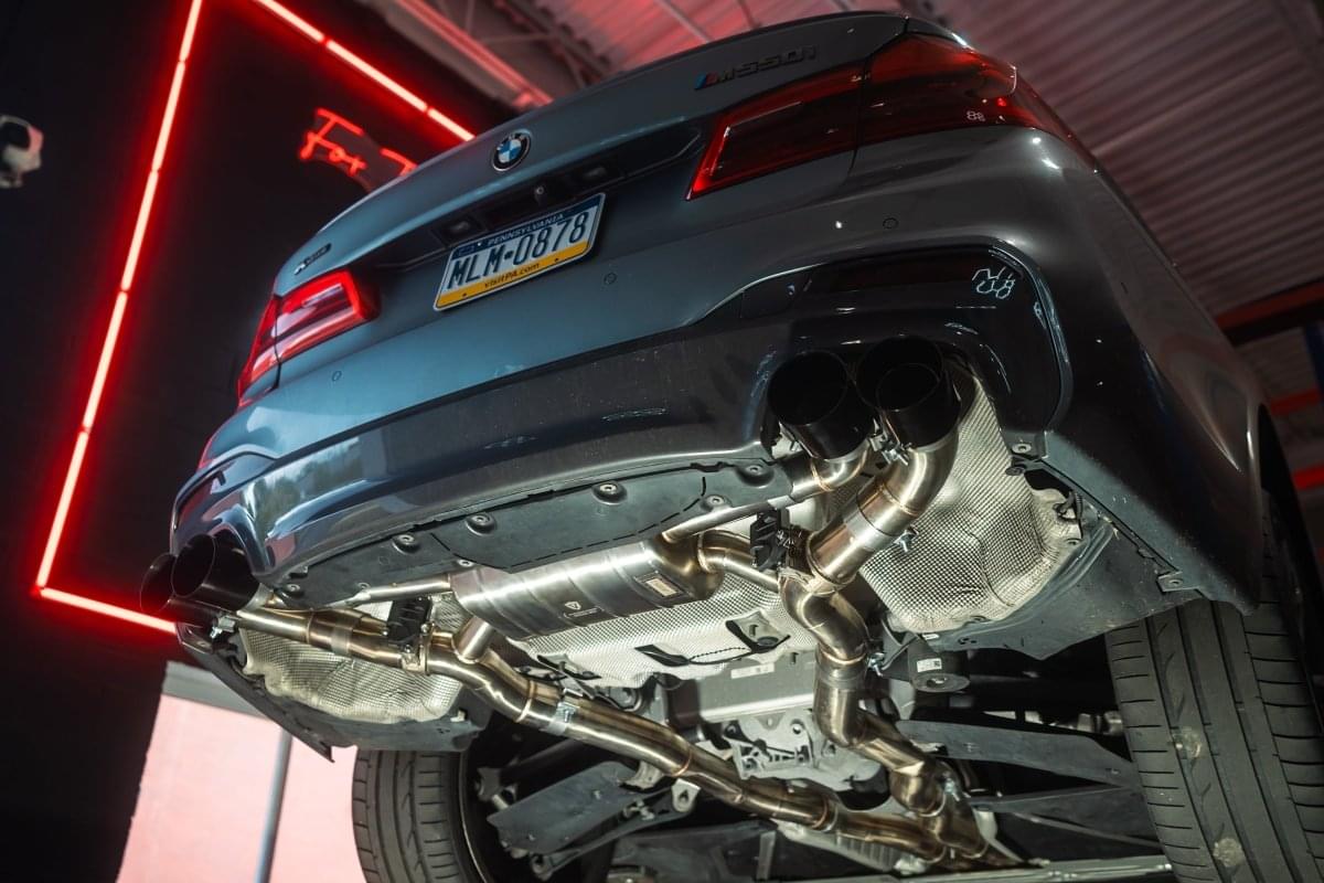BMW G30 M550I Valved Sport Exhaust System.