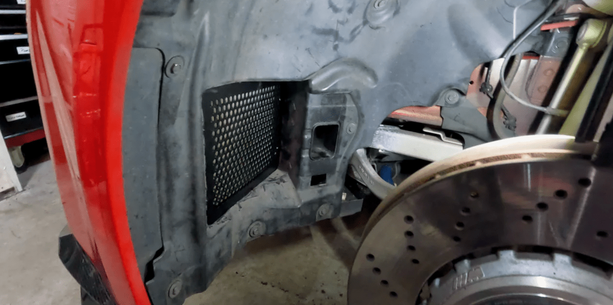 BMW G8X M2 / M3 / M4 Fender Vent Clearance Screen.