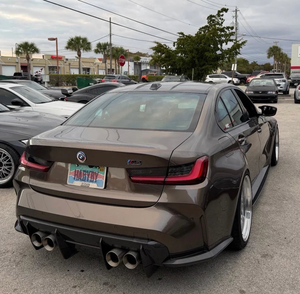 BMW G8X M3/M4 Carbon Fiber PSM Diffuser Undertray Kit 8 Pieces - G80 M3/ G82.