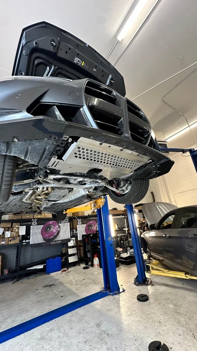 BMW Skid Plate, Fits BMW G8X M2/M3/M4 2021+ Oil Cooler Guard.