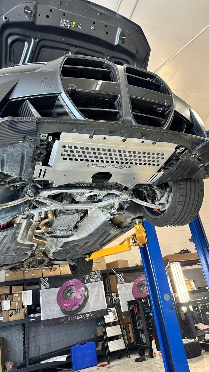 BMW Skid Plate, Fits BMW G8X M2/M3/M4 2021+ Oil Cooler Guard.