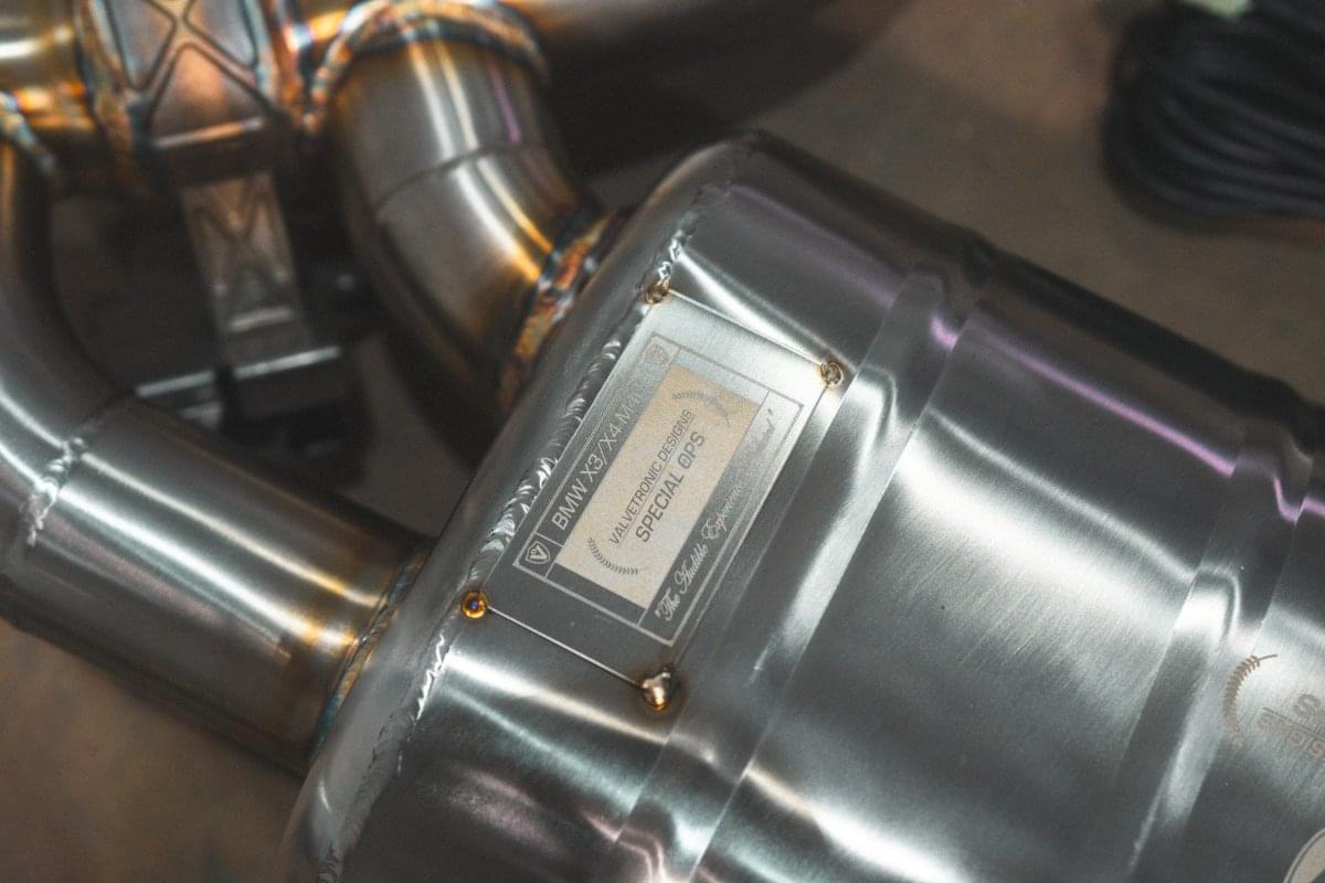 BMW X3 / X4 M40i Valved Sport Exhaust System.