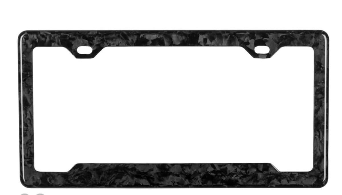 Carbon Fiber License Plate Frames.