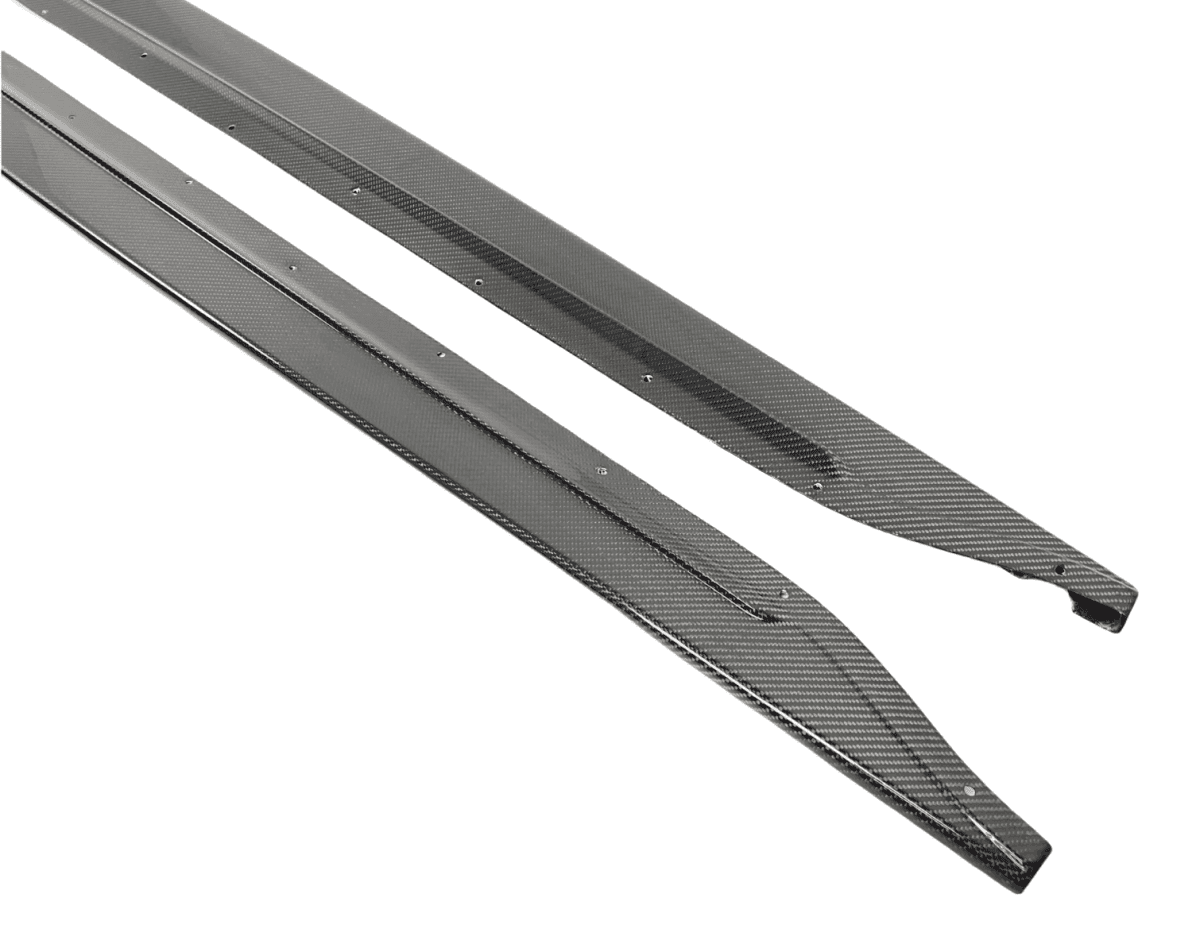 Carbon Fiber Side Skirt Extensions BMW G80 M3 / G82 M4.