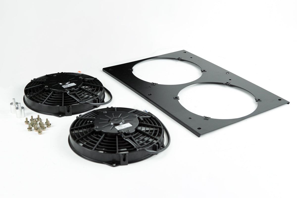 CSF 8180 Porsche 944 / 924S Dual SPAL Fan and Shroud Kit