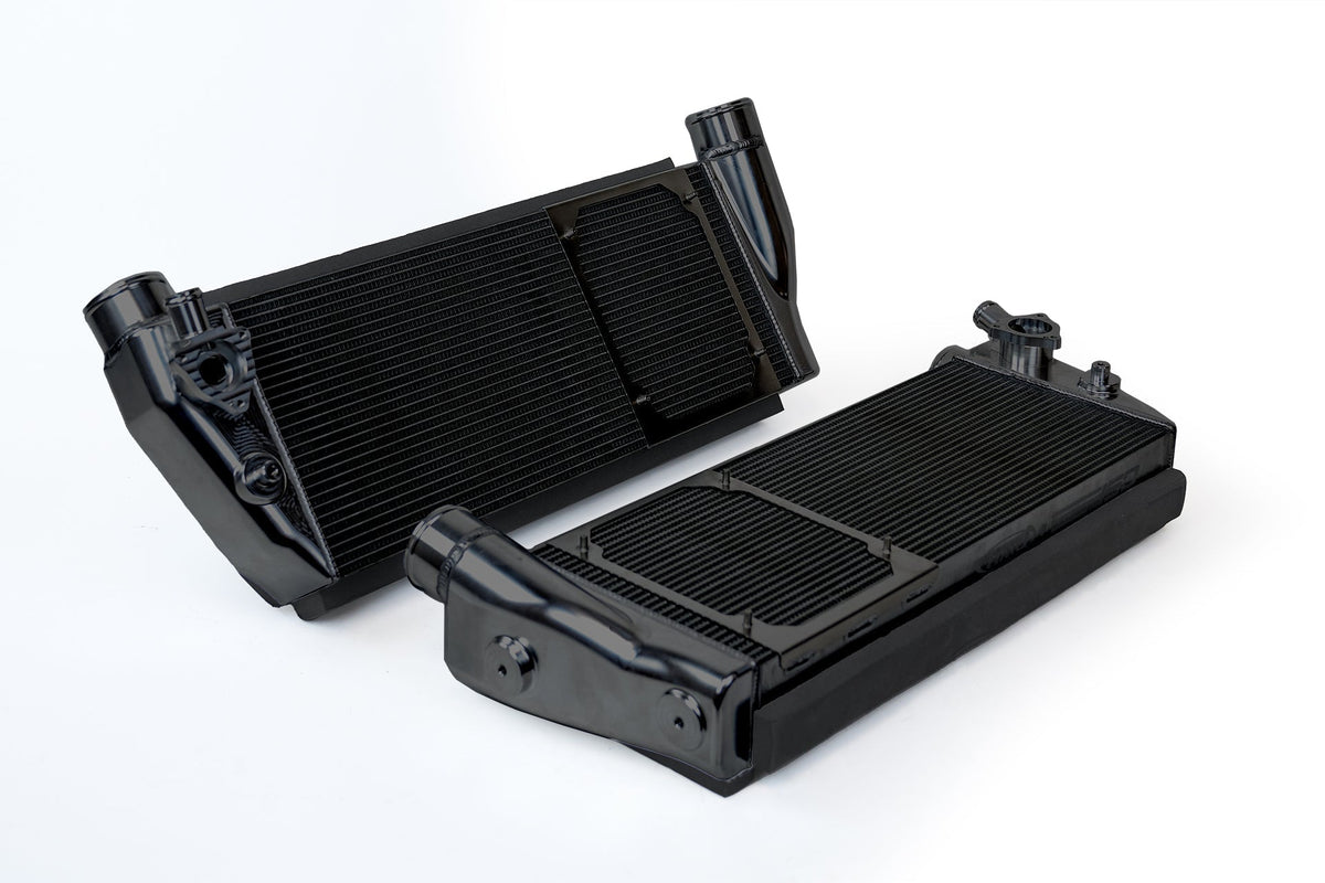 CSF 8210 Ferrari 488 / Pista / F8 Twin Intercooler Set – Thermal Dispersion Black