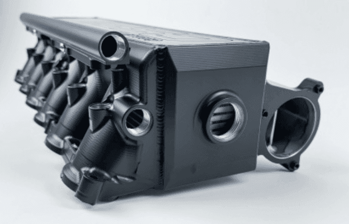CSF Gen 2 B58 Race X Charge-Air-Cooler Manifold - Raw Billet Aluminum Finish.