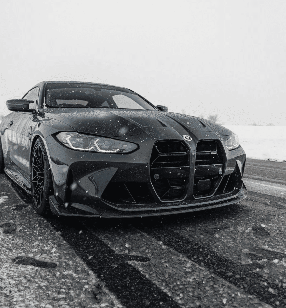 CSL STYLE ABS PLASTIC GLOSS BLACK GRILLE FOR G80 / G82 / G83 BMW M3 / M4.