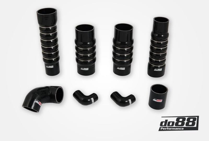 do88 00-02 Audi RS4 Quattro 2.7L BiTurbo (B5) Pressure Hoses - Black.