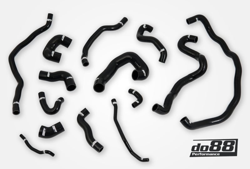 do88 07-10 BMW 135i/335i N54 (E82/E88/E9X) Coolant Hoses - Black - COLORADO N5X