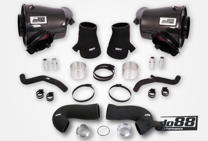 do88 2020+ Porsche 911 Turbo/Turbo S (992.1) Induction System w/80mm Outlet & Turbo Inlet Hoses - COLORADO N5X