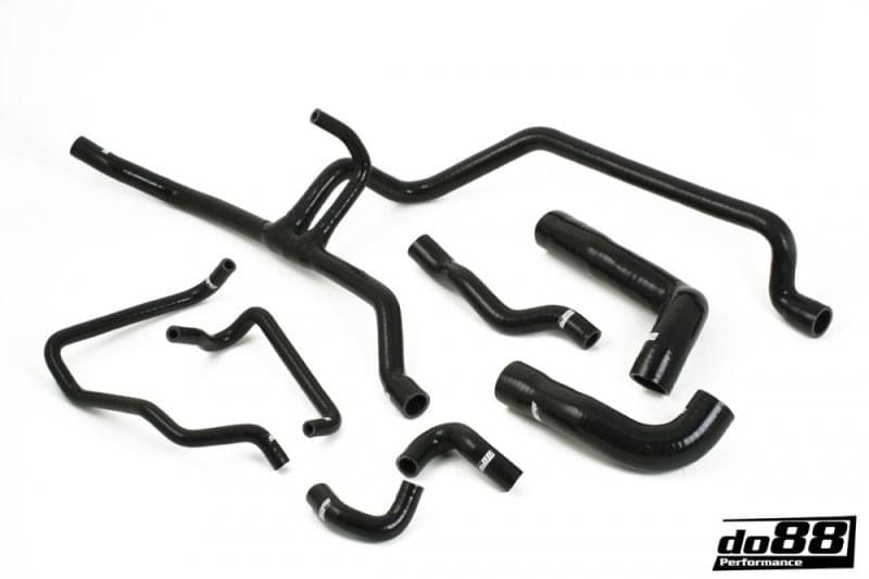 do88 90-96 BMW 320/325 2.0L/2.5L (E36) Coolant Hoses - Black.