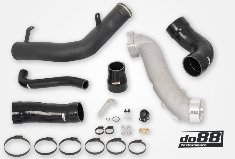 do88 Audi RS3 2.5T (8V)/TT RS 2.5T (8S) Charge Pipes (do88 Intercooler) - Black - COLORADO N5X